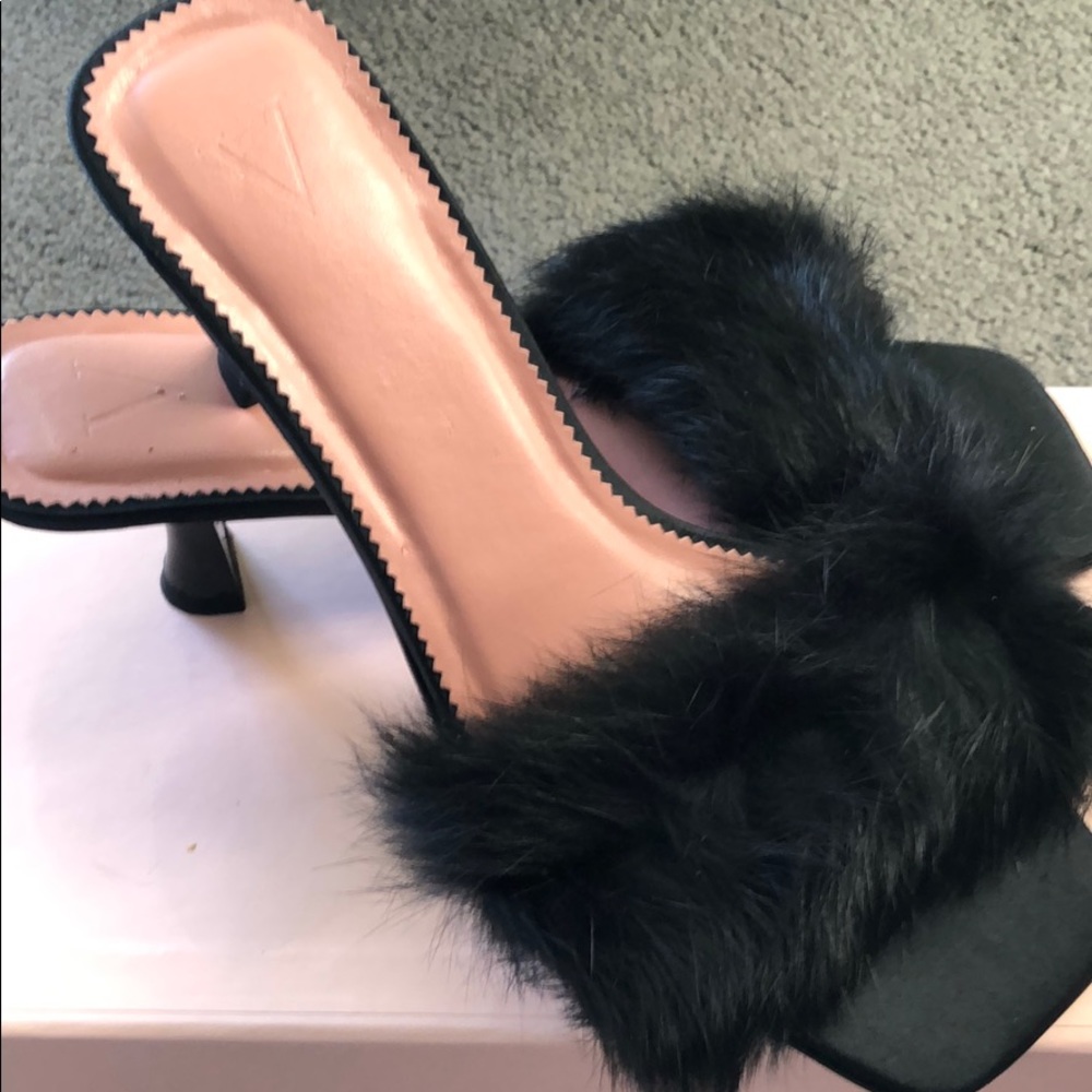 Victoria’s Secret mule with angora